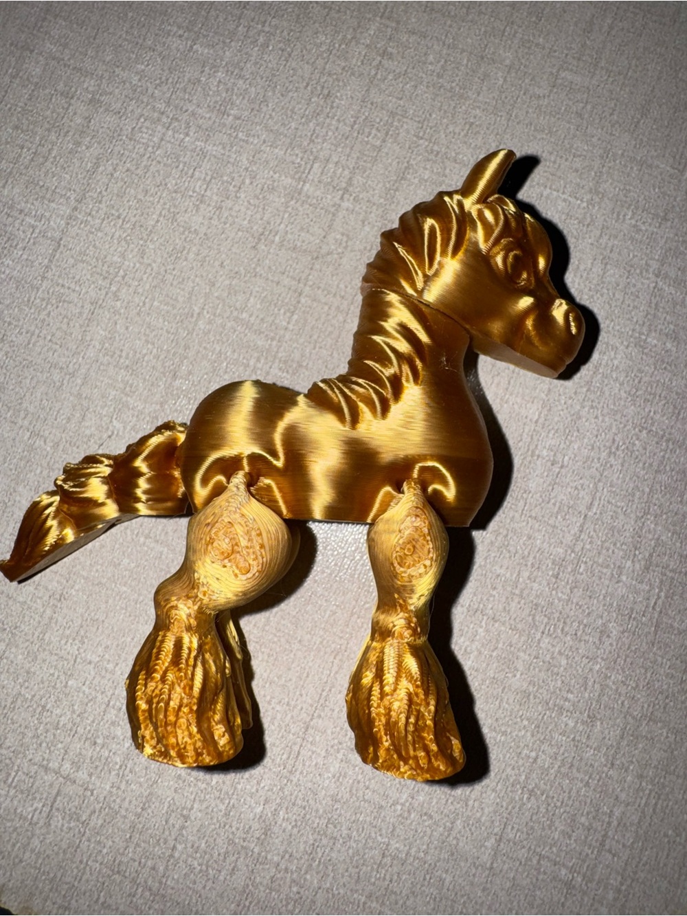3d Printed Horse Toy Set of 6 - Picture 5 of 7
